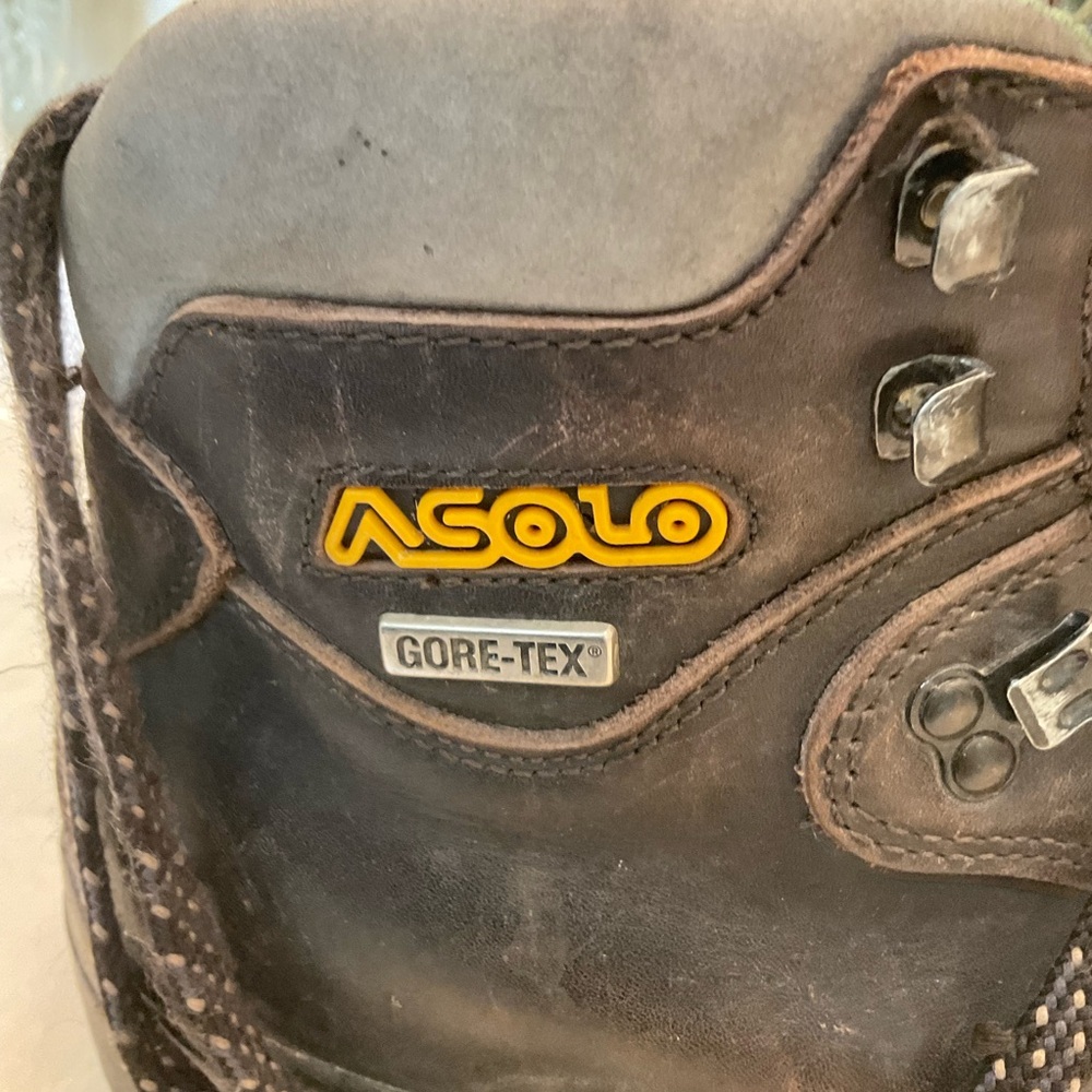 Asolo AFX 520 GVX Women’s Leather and Gortex Hiking Boots in Chestnut, Size 8.5 - Picture 7 of 16